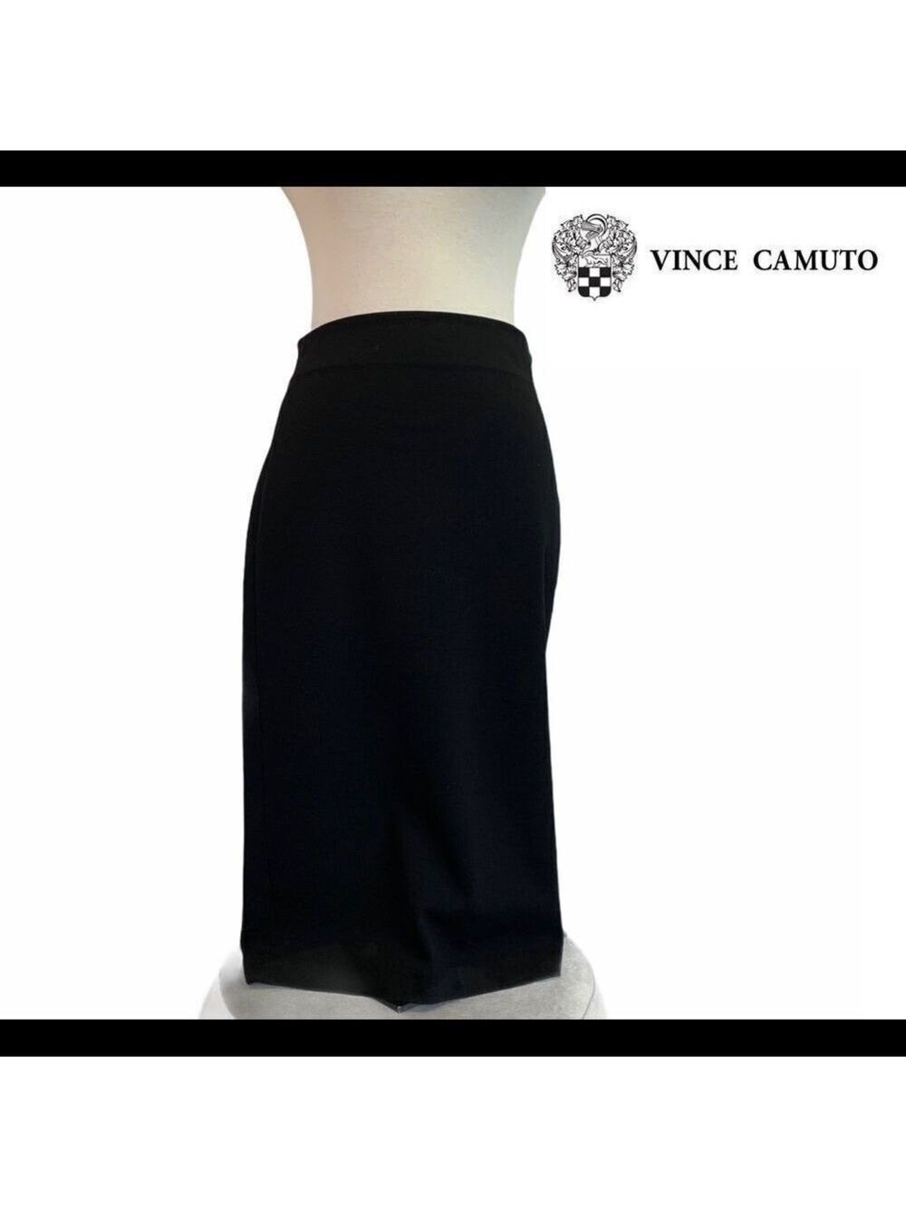 VINCE Camuto black stretchy pencil skirt Sz small